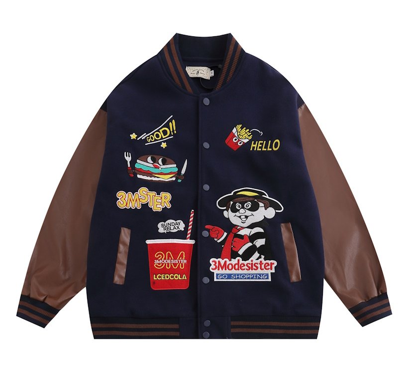 Sachi　MAHF スタジアムスウェット　ジャケット　XL Goodwear (グッドウェア) メッシュ裏地 ライン スタジアム