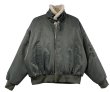 画像3: stand collar lambswool collar MA1 bomber jacket  blouson  ユニセックス 男女兼用スタンドカラーラムウール襟 MA1ボンバージャケットスタジアムジャンパー スタジャン ブルゾン (3)