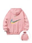 画像5: SALE セール Unisex Double Swoosh logo Hoodie Hoody ユニセックス 男女兼用 長袖 フーディ パーカー ダブルスウッシュ ロゴ (5)