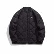 画像3: Diamond-shaped quilted down jacket stadium jumper jacket  blouson  ユニセックス 男女兼用ダイアモンドシェイドキルティングダウンジャケットジャンパー  ブルゾン (3)