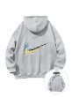 画像4: Unisex Double Swoosh logo Hoodie Hoody ユニセックス 男女兼用 長袖 フーディ パーカー ダブルスウッシュ ロゴ (4)