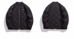 画像8: Diamond-shaped quilted down jacket stadium jumper jacket  blouson  ユニセックス 男女兼用ダイアモンドシェイドキルティングダウンジャケットジャンパー  ブルゾン (8)