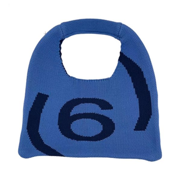 画像1: crocheted woven handbags tote Shoulder  Bag 　NO6編み込みニットトート ショルダーバックハンドバッグ  (1)