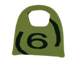 画像3: crocheted woven handbags tote Shoulder  Bag 　NO6編み込みニットトート ショルダーバックハンドバッグ  (3)