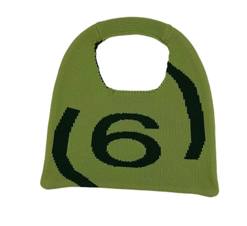 画像3: crocheted woven handbags tote Shoulder  Bag 　NO6編み込みニットトート ショルダーバックハンドバッグ  (3)