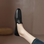 画像3: Women’s ruched flat pumps  シャーリング フラットレザーパンプス　 (3)