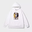 画像2: NBA Basket Legend Players Triple 3 "Jordan,Kobe,LeBron" Print Unisex Hoodie Hoody Sweat 8 colors ユニセックス　男女兼用　NBA　バスケット　レジェンド　トリプル３　ジョーダン、コービー、レブロン スウェット　フーディ　パーカー　8色 (2)