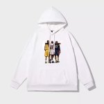 画像2: NBA Basket Legend Players Triple 3 "Jordan,Kobe,LeBron" Print Unisex Hoodie Hoody Sweat 8 colors ユニセックス　男女兼用　NBA　バスケット　レジェンド　トリプル３　ジョーダン、コービー、レブロン スウェット　フーディ　パーカー　8色 (2)