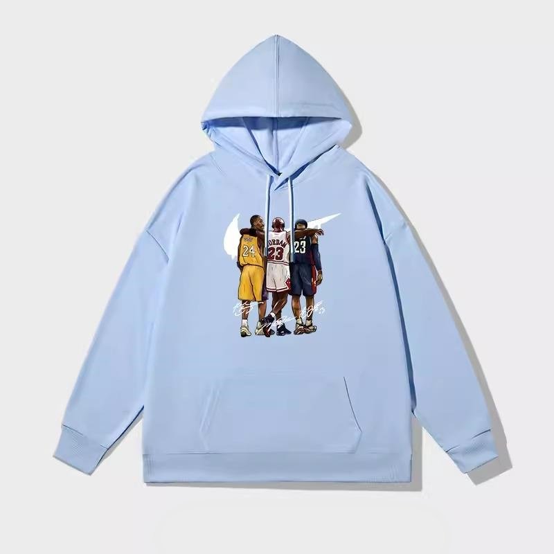 画像4: NBA Basket Legend Players Triple 3 "Jordan,Kobe,LeBron" Print Unisex Hoodie Hoody Sweat 8 colors ユニセックス 男女兼用 NBA バスケット レジェンド トリプル3 ジョーダン、コービー、レブロン スウェット フーディ パーカー 8色 (4)