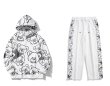 画像1: NASA x  Bear Unisex Set up Matching Set Hoodie Hoody + Pant ユニセックス 男女兼用 マッチングセット セットアップ 上下 NASA ナサ×ベア (1)