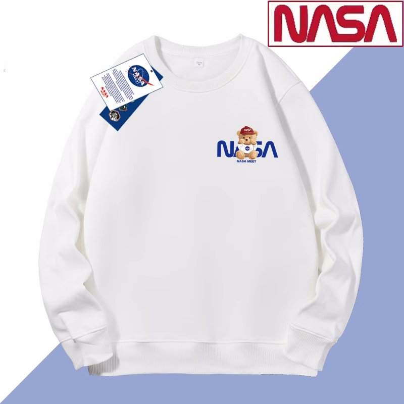 画像3: NASANasa×One Point Baby Bear print Sweatshirt   Sweat   ユニセックス 男女兼用NASAナサ×ワンポイントベビーベアスエット (3)