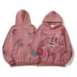 画像1: felix the cat & smile graphic hoodie   ユニセックス 男女兼用フィリックス・ザ・キャット＆スマイル グラフィックプリントフーディパーカー (1)