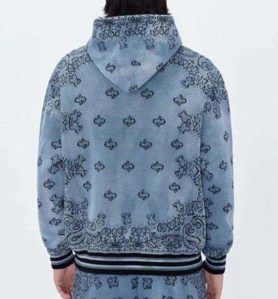 画像5: Cactus & Paisley Print hoodie   ユニセックス 男女兼用カクタス＆ペイズリープリントグラフィックプリントフーディパーカー (5)