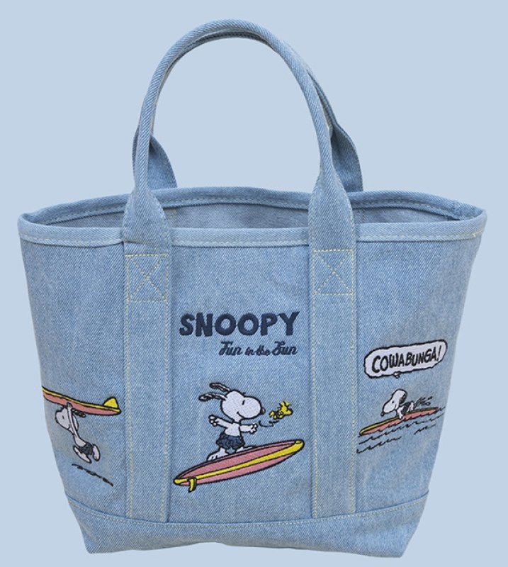 画像3: Snoopy embroidered cute canvas tote Shoulder  Bag 　スヌーピー刺繍キャンバストート ショルダーバックハンドバッグ  (3)