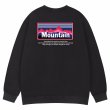 画像1: mountain print  Sweatshirt   Sweat   ユニセックス 男女兼用マウンティンプリントスエット トレーナー (1)