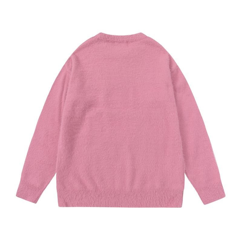 画像6: Unisex Puppy woven mohair sweater ユニセックス 男女兼用  パピードッグ編み込みモヘアセーター (6)
