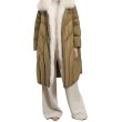 画像2: Women's Real Fur down Long Coat jacket ラクーン ファー付き ダウン ロング コート (2)