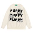 画像2: Unisex Puppy woven mohair sweater　ユニセックス 男女兼用  パピードッグ編み込みモヘアセーター (2)