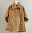 画像3: Women's teddy bear cape poncho　テディベア テディーベアケープ ポンチョ　コート　 (3)