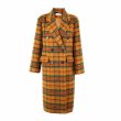 画像5: Women's Plaid Woolen chester coats Jacket　チェック柄ウールロングチェスターコート  ジャケット (5)