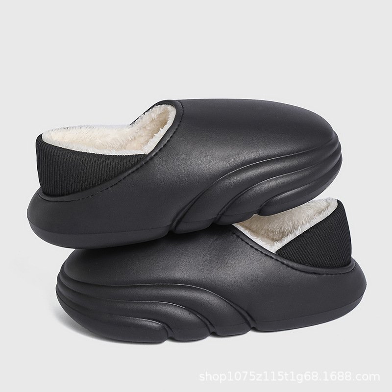 画像4: men's Fashionable Thick-soled Baotou Warm Slippers  sandals     ユニセックス男女兼用 厚底ウォームシューズスリッパサンダル　軽量素材 (4)