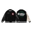 画像3: BACK logo Begoberg Chill embroidery Jumper jacket baseball uniform jacket blouson stadium jacket　ユニセックス 男女兼用 BACK 背面 背中　ビッグロゴ　アルファベットロゴ刺繍ジャケットスタジアムジャンパー スタジャン ブルゾンジャケット (3)