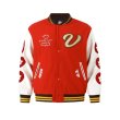 画像3: Vandy's Hamburger embroidery baseball uniform Stadium jacket blouson　ユニセックス男女兼用Vandy'sハンバーガー刺繍ジャケットスタジアムジャンパー スタジャン ジャケットブルゾン (3)