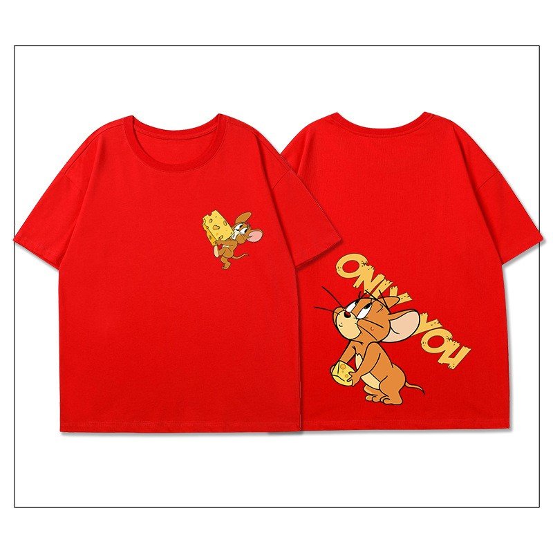 画像6: New Kids 100cm-Unisex XXXL Tom and Jerry cartoon 10 Patern T-shirt　キッズ１００ｃｍ〜ユニセックス男女兼用サイズXXXLまで　トムとジェリー　トム＆ジェリー　プリント　Tシャツ　１０パターン (6)