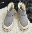 画像7: Men's Sheepskin style boa short length boots 　ユニセックス男女兼用ショート丈シープスキンブーツスニーカー (7)