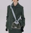 画像2: Bucket Contrast Color Furry Design Single Shoulder Crossbody Bag Backpack Bag　バケットコントラストカラーファートートショルダークロスボディーパックバックバッグ (2)