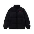 画像8: letter illusion Down jacket  blouson coat  ユニセックス 男女兼用レターイルージョンロゴスタンドカラーダウンジャケット ブルゾン (8)