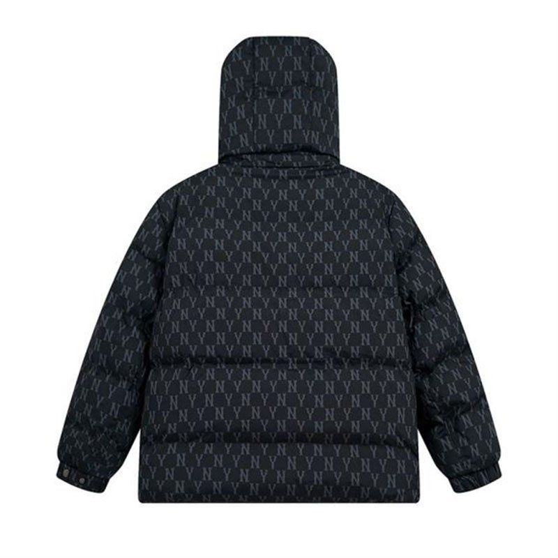 MLB NY monogram logo padded puffer down Nuptse short jackets