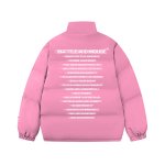 画像5: letter illusion Down jacket  blouson coat  ユニセックス 男女兼用レターイルージョンロゴスタンドカラーダウンジャケット ブルゾン (5)