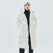 画像3: MLB Longline padded puffer down Nuptse jackets ユニセックス男女兼用 MLB バックロゴ ヌプシ ロングダウンジャケット スタジアムジャンパー ベンチコート (3)