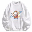 画像2: NASA×Snoopy x Saturn round neck sweat shirt ユニセックス 男女兼用ナサ×スヌーピー×土星 プリント スウェット トレーナー (2)