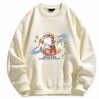 画像6: NASA×Snoopy x Saturn round neck sweat shirt ユニセックス 男女兼用ナサ×スヌーピー×土星 プリント スウェット トレーナー (6)