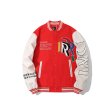 画像5: Big R embroidered baseball jacket stadium jacket baseball uniform jacket blouson  ユニセックス 男女兼用ビッグR刺繍スタジアムジャンパー ダウンジャケット スタジャン MA-1 ボンバー ジャケット ブルゾン (5)