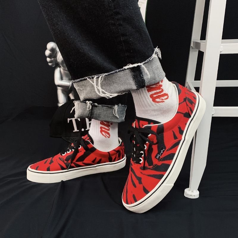 画像7: Unisex Vance Elf EraTie-Dye low-top skate shoes 男女兼用 ユニセックスタイダイローカットレースアップ スニーカー スケートボードシューズ (7)