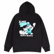 画像1: ninety impersonator dog hoodie  ユニセックス 男女兼用 ninety なりすましドッグプリントフーディパーカー スウェット  (1)