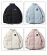 画像5: Unisex Sesame Street Cookie Monster × NASA cartoon logo pattern stand-up collar Down jacket blouson ユニセックス男女兼用セサミストリート×ナサ　スタンドカラーダウンジャケット ジャンパー (5)