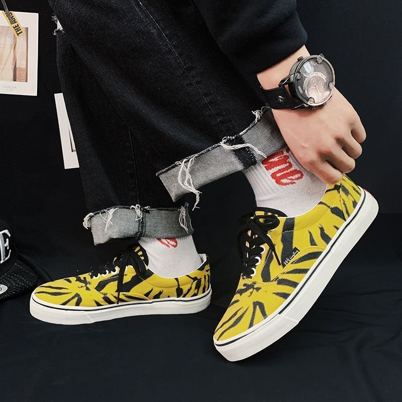 画像6: Unisex Vance Elf EraTie-Dye low-top skate shoes 男女兼用 ユニセックスタイダイローカットレースアップ スニーカー スケートボードシューズ (6)