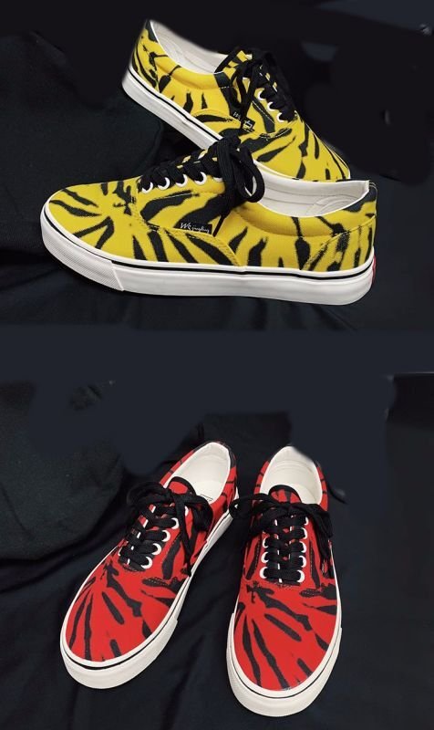 画像5: Unisex Vance Elf EraTie-Dye low-top skate shoes 男女兼用 ユニセックスタイダイローカットレースアップ スニーカー スケートボードシューズ (5)