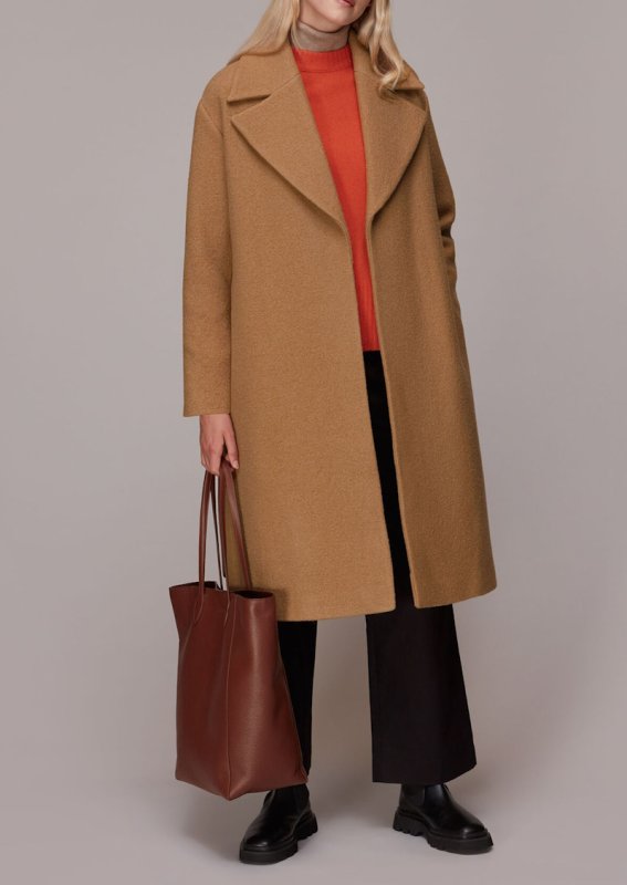 画像2: simple back slit mid-length Coat シンプル シドニーバックスリットミドル丈コート ジャケット (2)