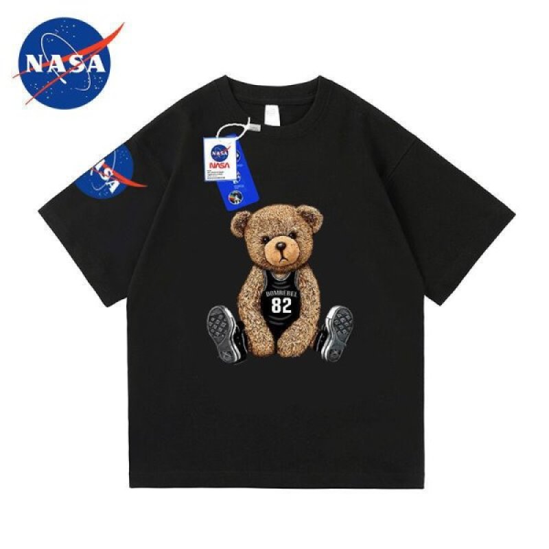 画像5: Kids Unisex NASA & Bear print tshirts キッズ 男女兼用 ユニセックス ナサ ＆ ベアー熊 クマ 半袖Tシャツ 大人サイズあり 親子で着れる (5)