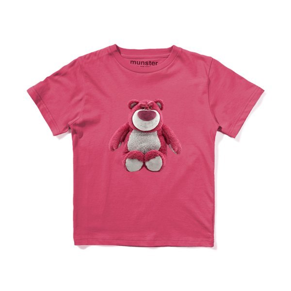 画像1: Kids Unisex Lots-o'-Huggin' Bear Print T-shirt From kids to adults ユニセックス 男女キッズ兼用 ファミリー用 ロッツォ - テディベア トイ・ストーリー 半袖Tシャツ (1)