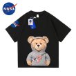 画像1: Kids Unisex NASA & Bear print tshirts キッズ 男女兼用 ユニセックス ナサ ＆ ベアー熊 クマ 半袖Tシャツ 大人サイズあり 親子で着れる (1)