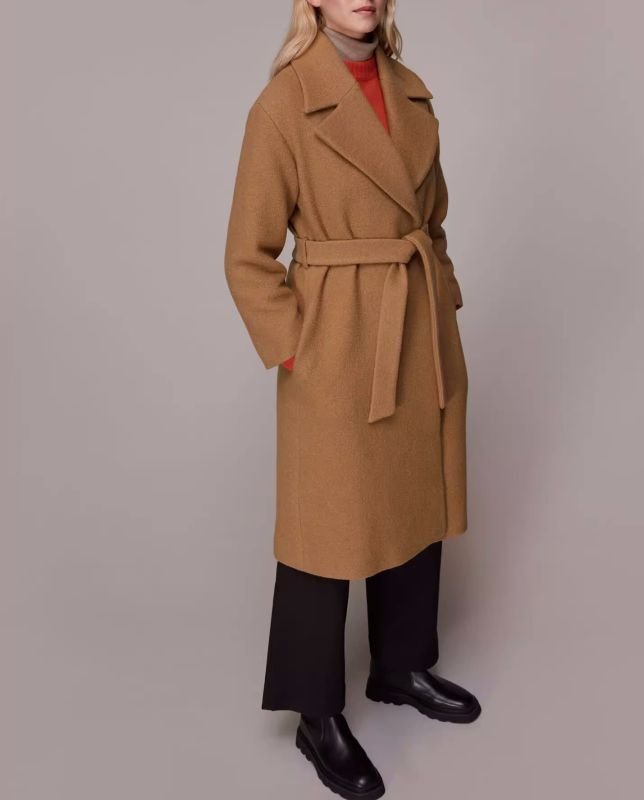 画像4: simple back slit mid-length Coat シンプル シドニーバックスリットミドル丈コート ジャケット (4)