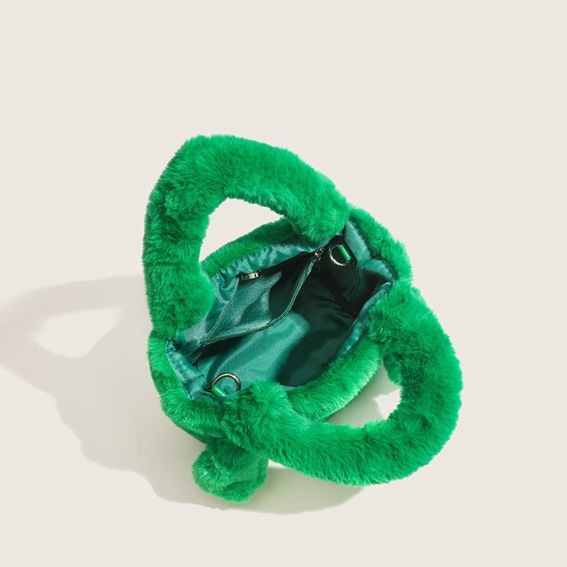 画像4: Woman’s eyes ecofur tote bag アイズ 目玉 エコファー トートバッグ (4)