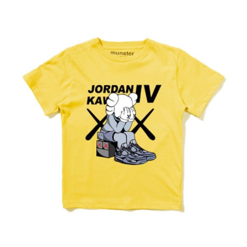 画像7: Kids Unisex Kaws Print T-shirt From kids to adults ユニセックス 男女キッズ兼用 ファミリー用 カウズ 半袖Tシャツ 子供服 (7)