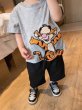 画像8: Baby Kids Unisex Tom and Jerry and others Tshirts 3D ユニセックス 男女兼用 ベビーキッズ トムとジェリー＆プーさん ＆ティガーアップリケ半袖 Tシャツ 子供服 (8)